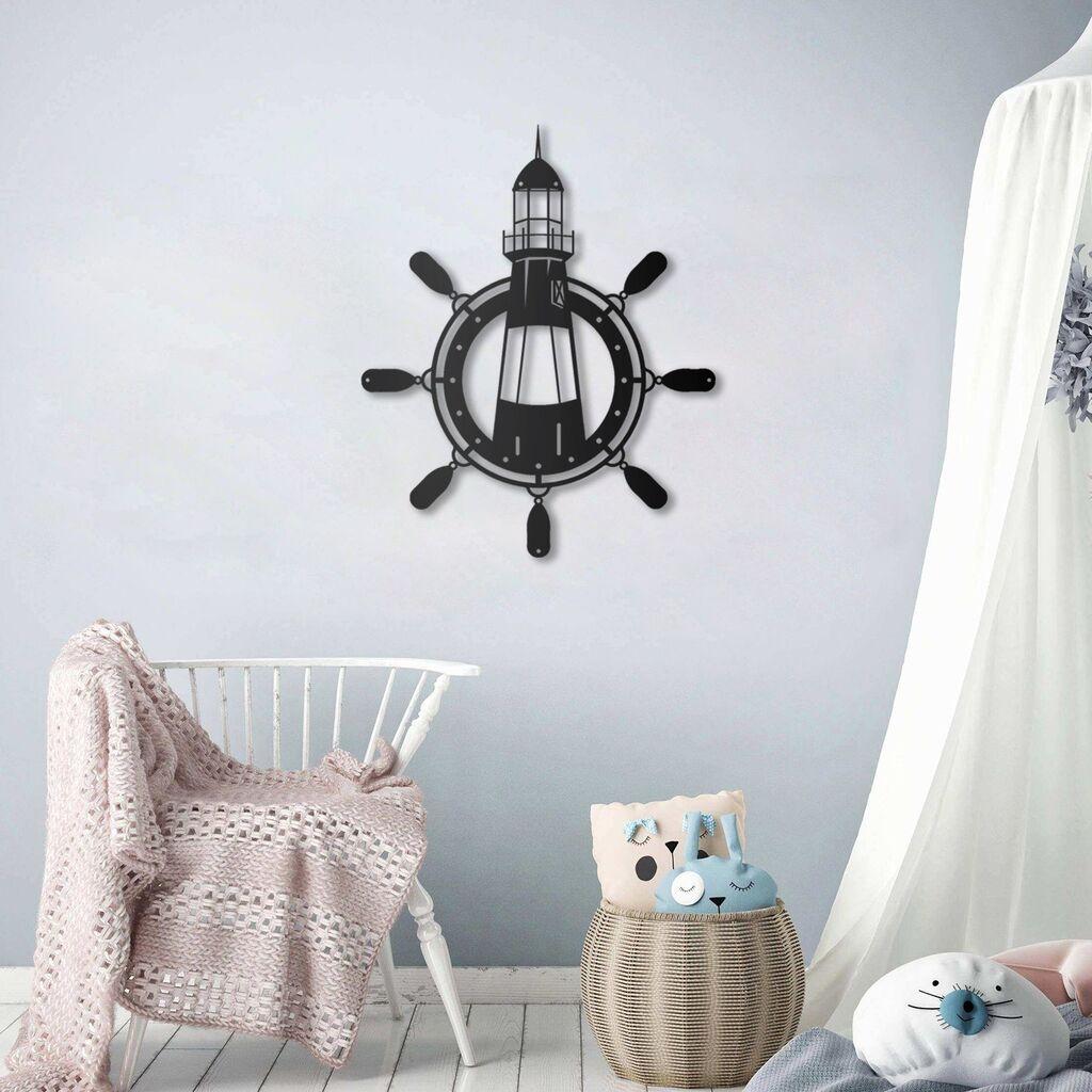 Wallity Zidna dekoracija Light House, Crna