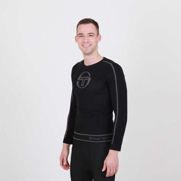 Sergio Tacchini Muška ski majica dugih rukava Zander, Crna