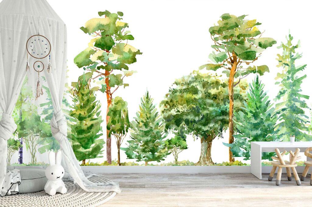 Wallity Tapete za zid MDK-00109, 100x100 cm, Šarena