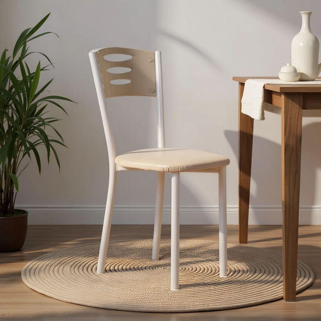 Hanah Home Set Trpezarijskih stolica Polo - 1302, 2 komada, Beli