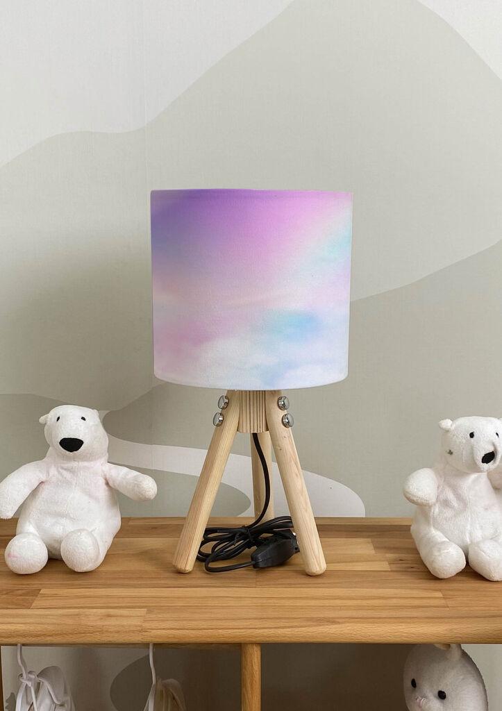 Bata i seka Dečija stona lampa, Ljubičasta