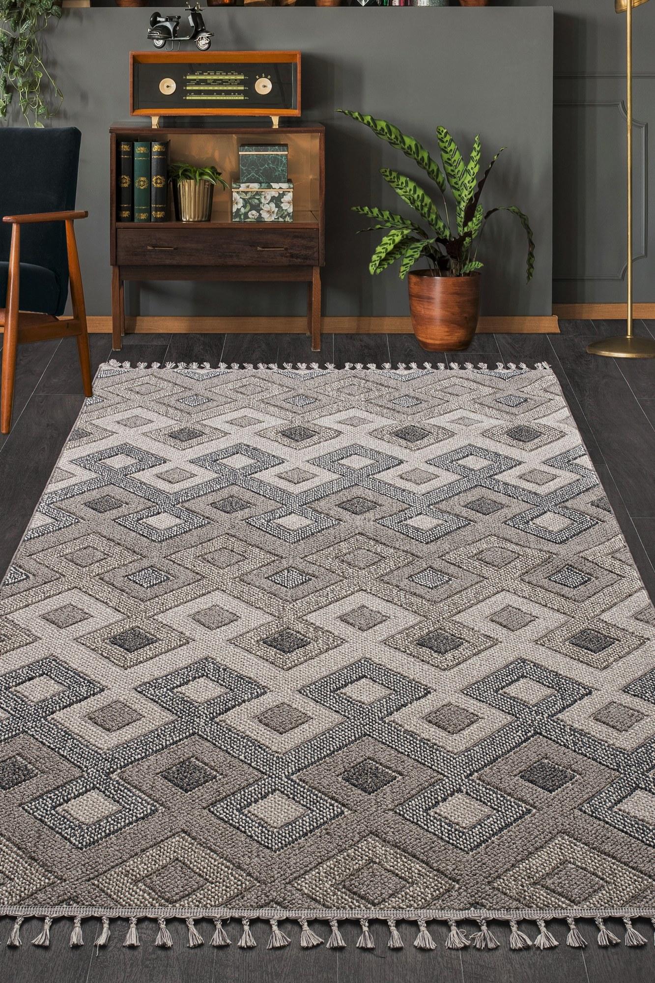 Conceptum Hypnose Tepih 160x230cm Bež-Sivi