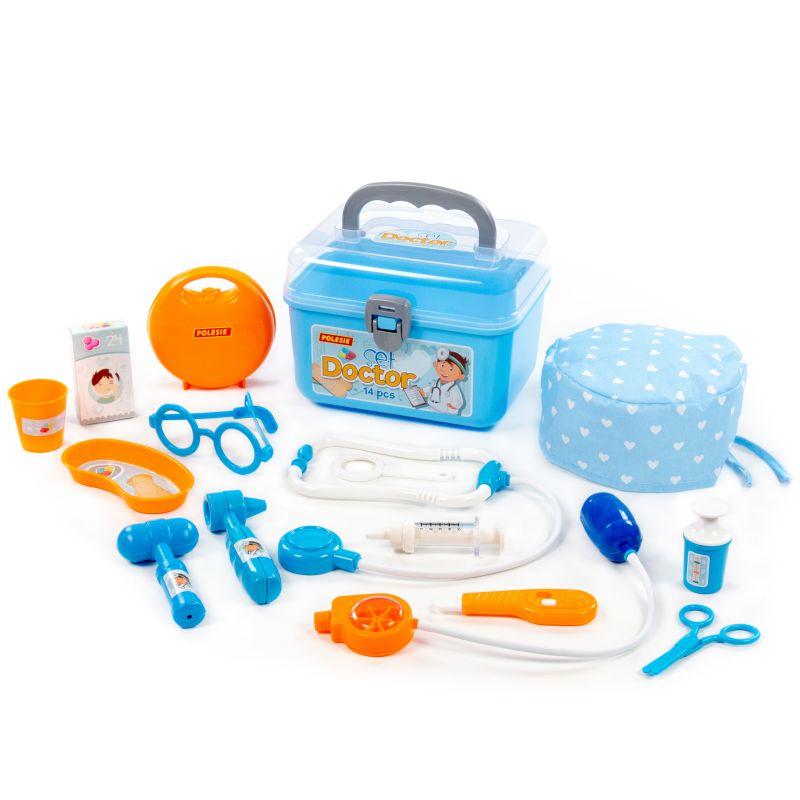 POLESIE Igračka Doktorski set, 14 delova, Plavi