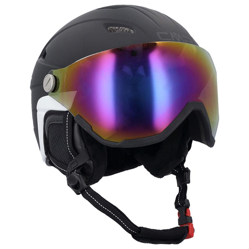 CMP Unisex Ski kaciga sa vizirom  WA-2, Crna