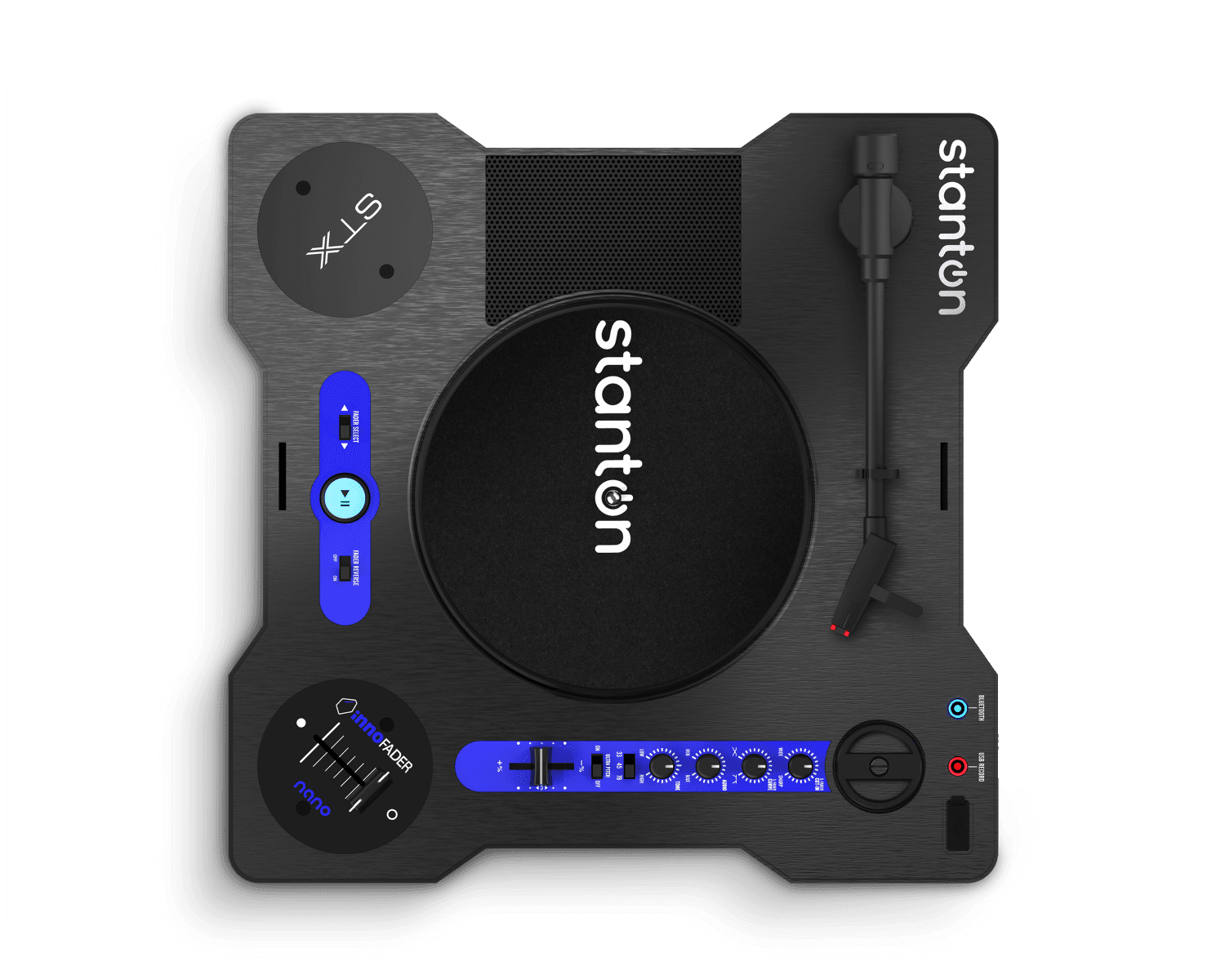 STANTON Gramofon Scratch  STX, Prenosivi, Crni