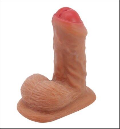 Mekani dildo, 13cm, Boja kože