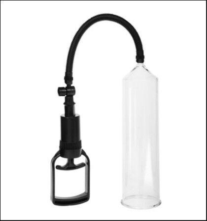 Pumpa za penis sa ručkom, 20cm, Providna