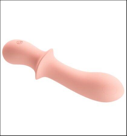 Silikonski vibrator Abigail, 16cm, Boja kože