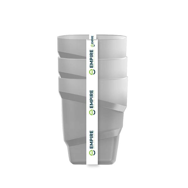 CULINARIA Set čaša 400ml, 3 komada, Tamnosive