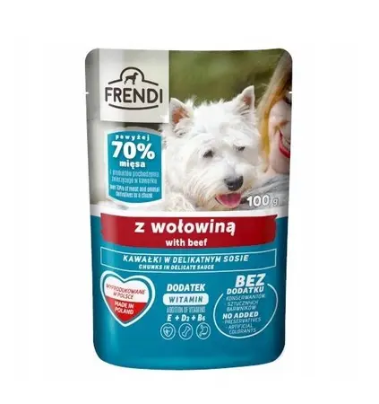 FRENDI Hrana za pse Govedina, 100 g