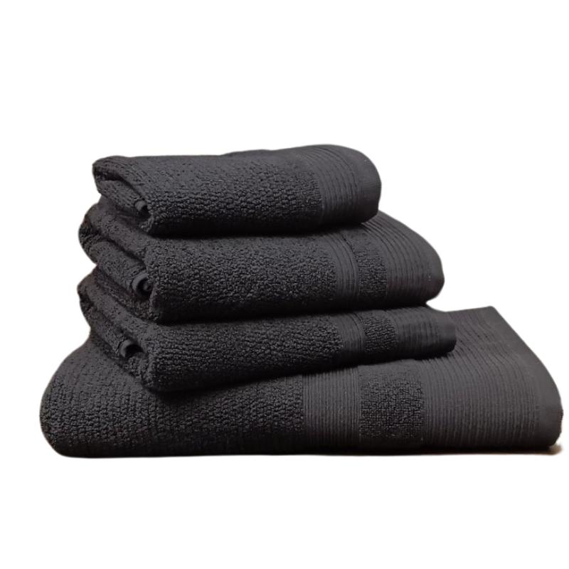 DEKORDOM Peškir Royal, 30x50 cm, Crni