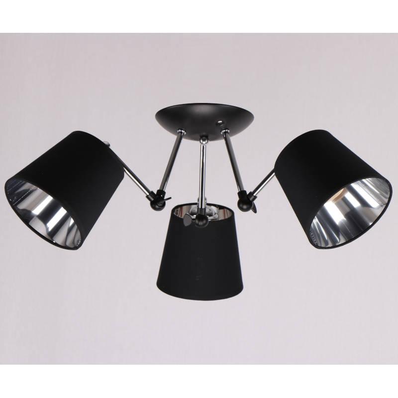 AURA-LIGHT Luster 3xE27, 6021/3, Crno-hrom