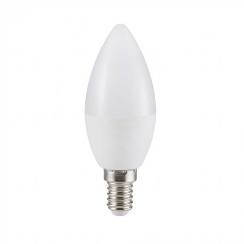 V-TAC Led sijalica, 4.5W, 3000K, E14, C37, 21171, Bela
