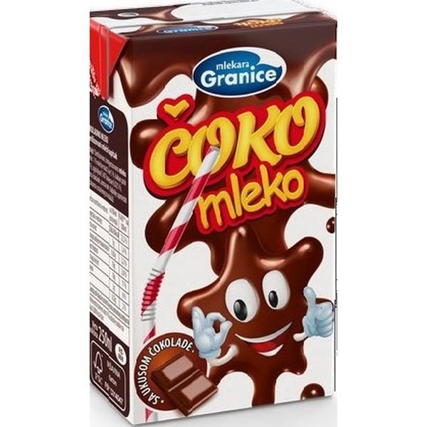 GRANICE Čokoladno mleko, 250 ml