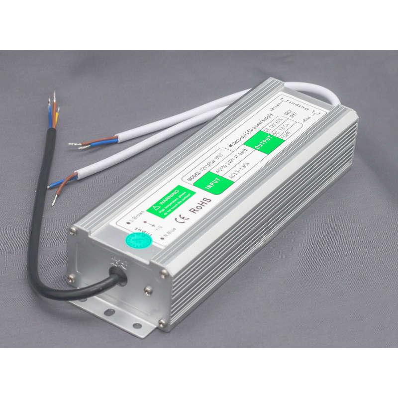 AURA-LIGHT Napajanje za LED trake LU11-0150, Vodootporno, 150W, 12V, IP67, 23 x 7 x 4.5 cm