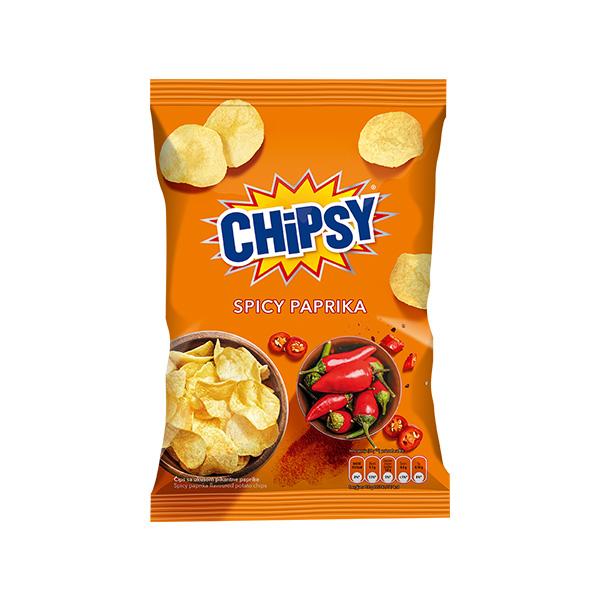 CHIPSY Čips Spicy Paprika, 140g