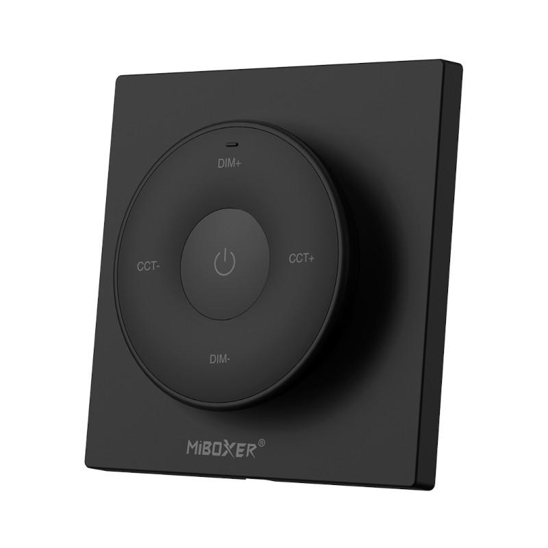 MIBOXER Zidni kontroler CCT K2-B, 3V, 2.4GHz, Crni