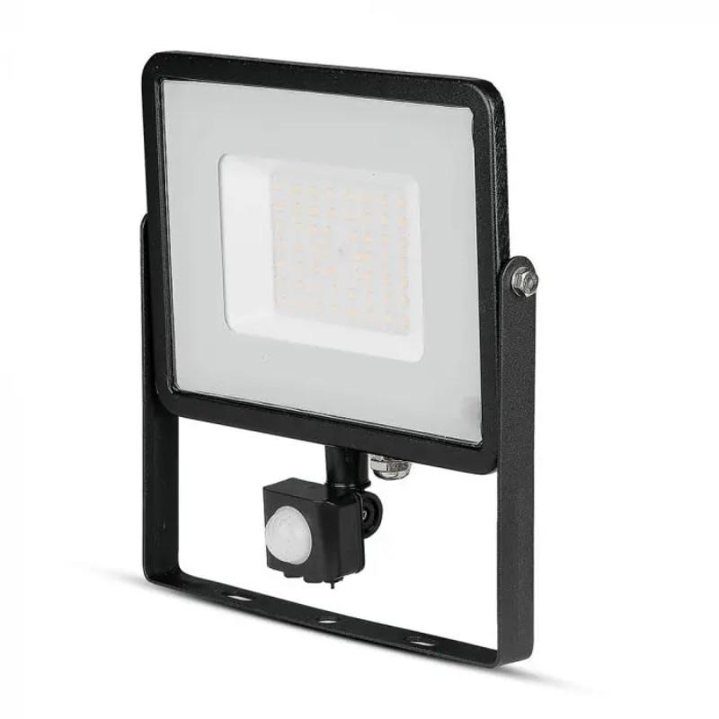 V-TAC Led reflektor senzor, 50W, 6400K, IP65, 471, Samsung chip, Crni