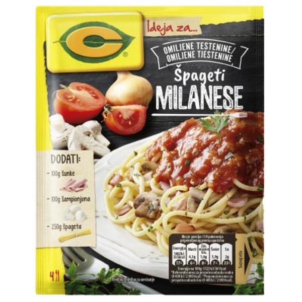 C Dadatak jelima, Spagete Milanese, 50 g