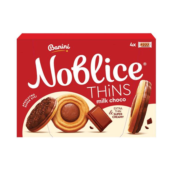 BANINI Keks Noblice sa mlečnom čokoladom Thins, 170g