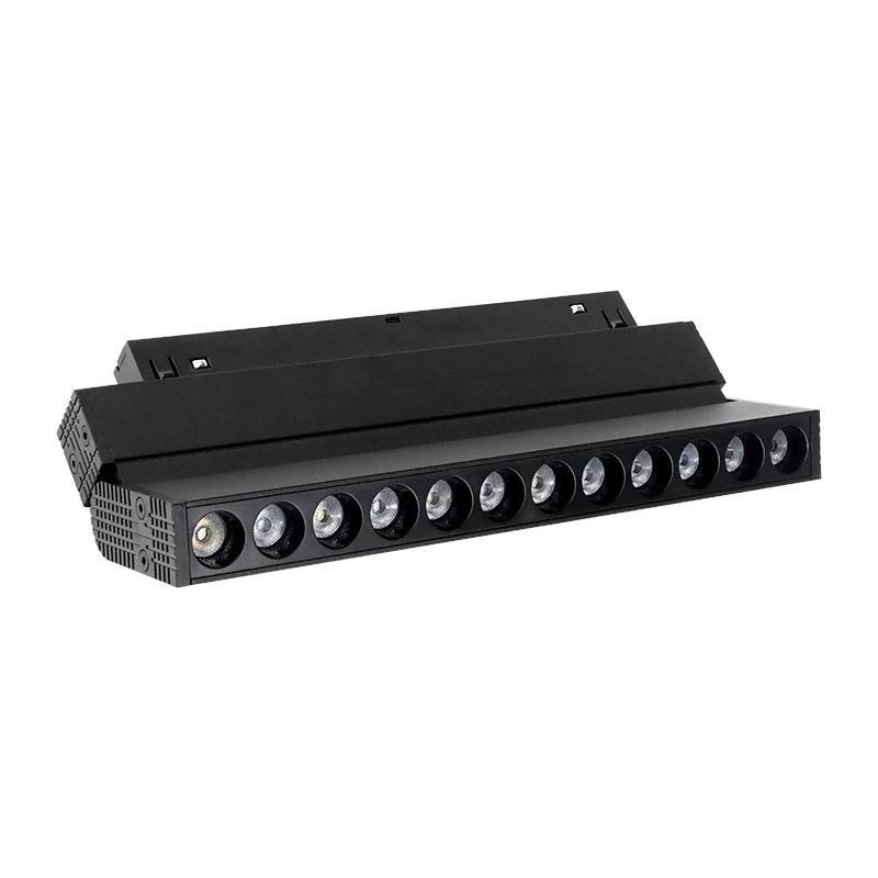 MI-LIGHT MIBOXER Magnetna šinska LED svetiljka Dual White MG2-10F-RF, Tačkasta, 10W, 22.4 x 2.2 x 8.5 cm, Crna