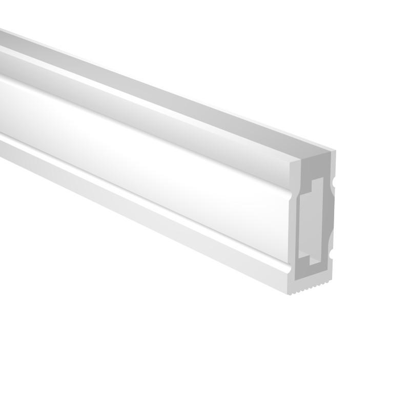 AURA-LIGHT Led neon flex silikonski profil, Nadgradni MX-0410, Beli