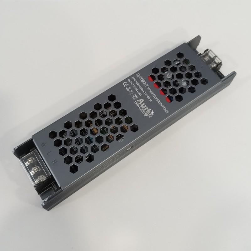 AURA-LIGHT Napajanje za LED trake IP20 LS-150ZK-24V, 150W, 24V, Antracit