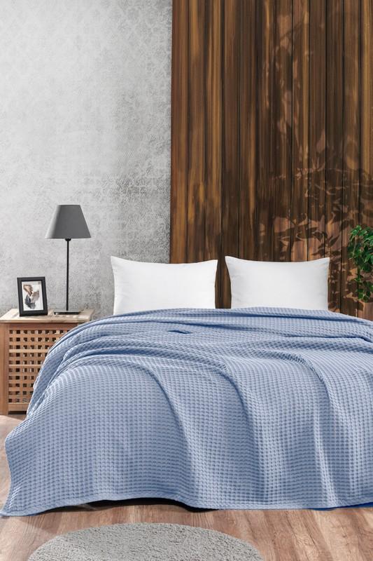 ARDESTO Prekrivač Pique Vafel, 160x230cm, Plavi
