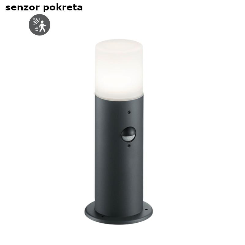 TRIO LIGHTING Baštenska lampa Hoosic 522260142, 1 x E27, 30 cm, Antracit