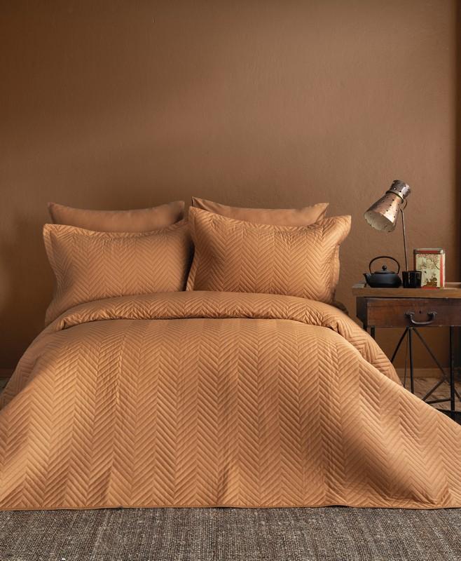 ISSIMO Set posteljine, Double, 240x260 cm, Terakota