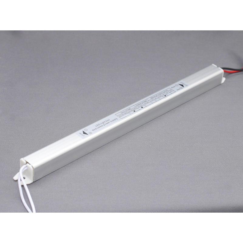 AURA-LIGHT Napajanje za LED trake Ultra Slim LU10-2012, 36W, 12V, IP20, 26.5 x 1.8 x 1.8 cm