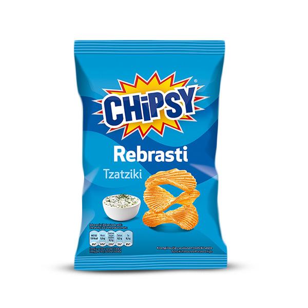 CHIPSY Čips Rebrasti Tzatziki, 95g