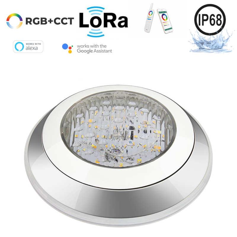 MIBOXER Podvodna smart LED lampa RGB CCT UW01, 15W, Sivo-bela