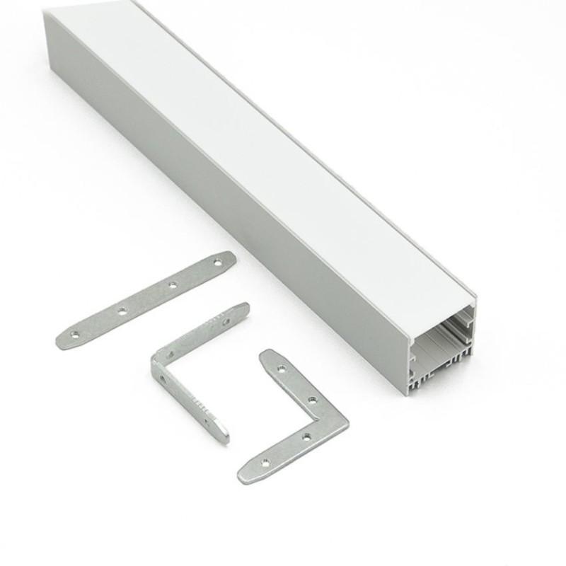 AURA-LIGHT Aluminijumski led profil, Nadgradni LT109, Svetlosivi