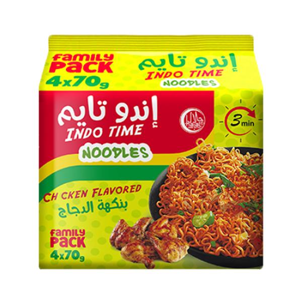 INDO TIME Nudle Piletina, 4 komada, 70 g