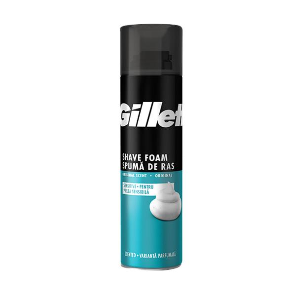 GILLETTE Pena za brijanje Sensitive, 200 ml