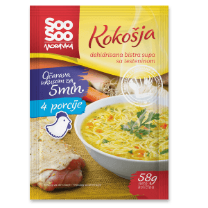 MORAVKA Kokošija bistra supa sa testeninom, 58 g