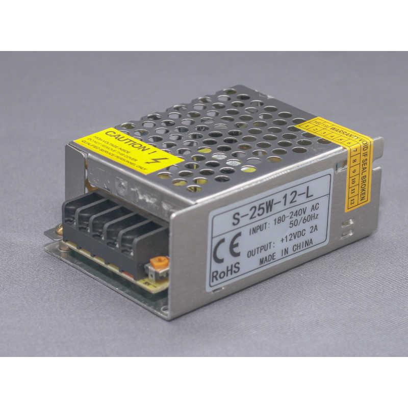 AURA-LIGHT Napajanje za LED trake LU10-0025, 25W, 12V, IP20, 8.5 x 5.8 x 3.3 cm