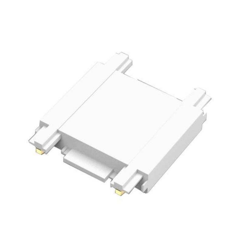 EUROLAMP Ravni konektor za ultra slim magnetne šine, 30x25mm, Beli