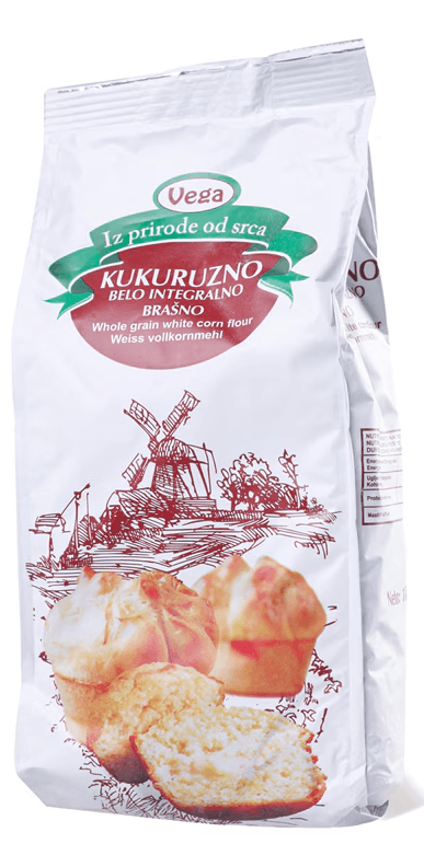 VEGA Kukuruzno belo integralno brašno, 1 kg