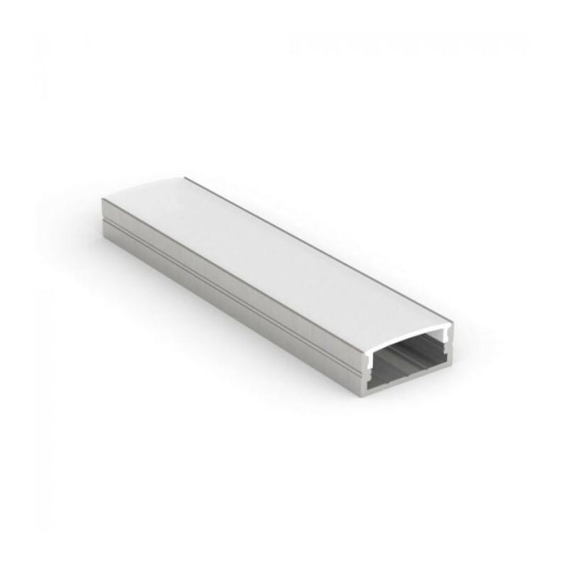 AURA-LIGHT Aluminijumski led profil, Nadgradni LT104, Svetlosivi