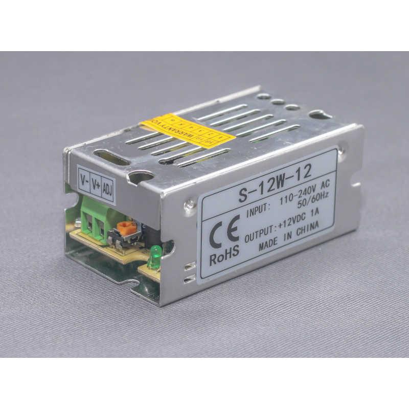 AURA-LIGHT Napajanje za LED trake LU10-0012, 12W, 12V, IP20, 7 x 4 x 3 cm