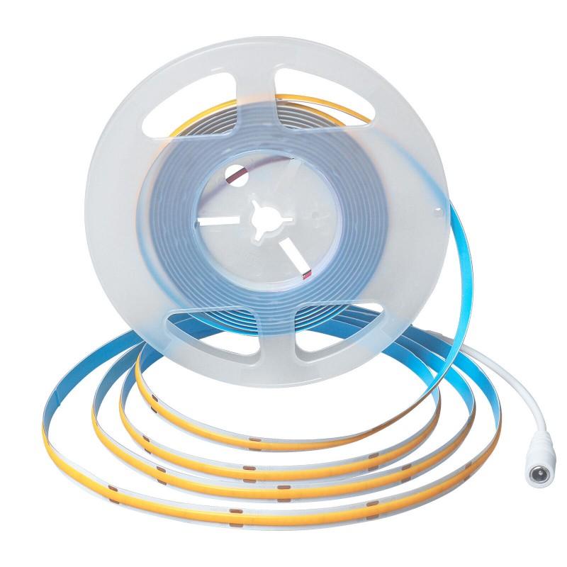 V-TAC Led traka Cob, 10W, 24V, 3000K, IP20, 2652, 5m, Bela