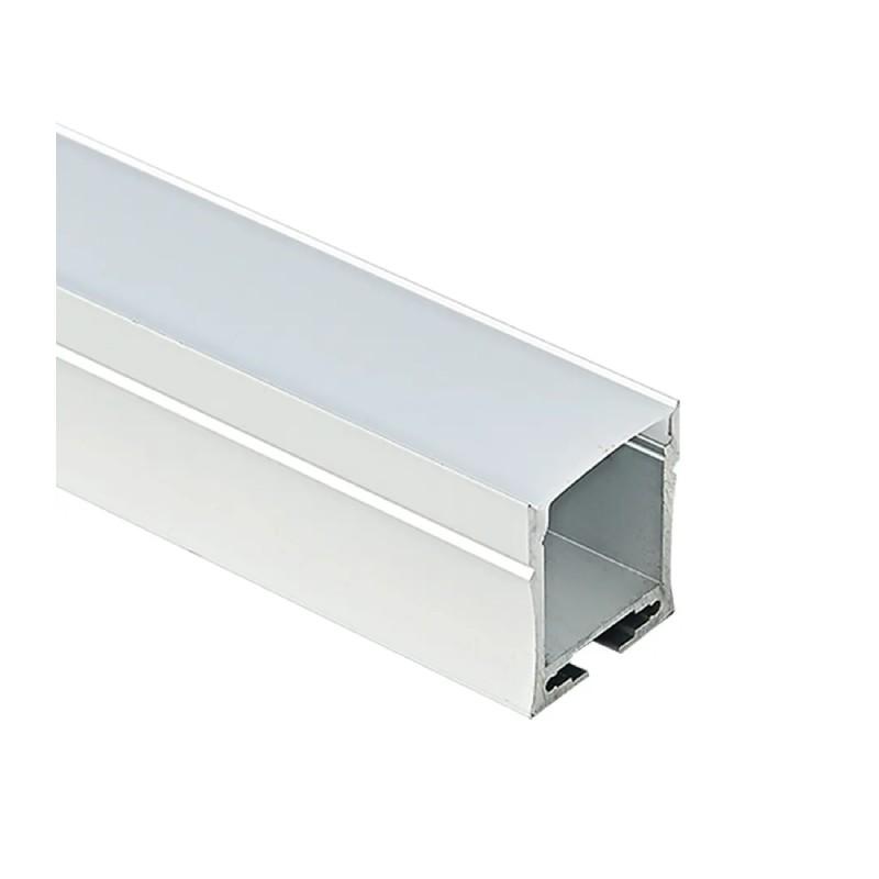 AURA-LIGHT Aluminijumski led profil, Nadgradni LT101 A, Svetlosivi