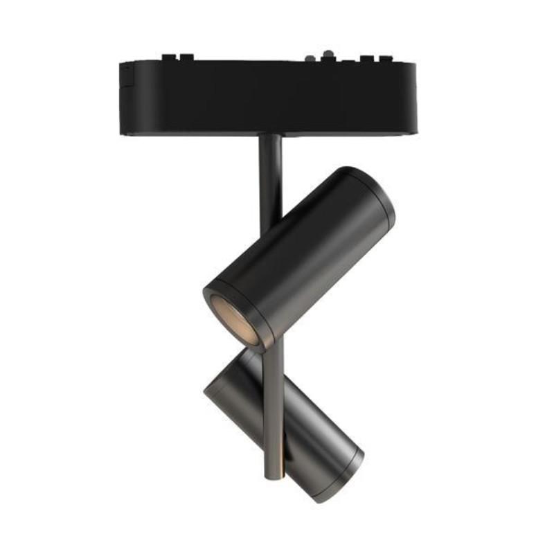 EUROLAMP Magnetna LED Spot svetiljka Ultra Slim Triac, Šinska, 3CCT, 2 x 8W, 10 x 24.3 cm, Crna