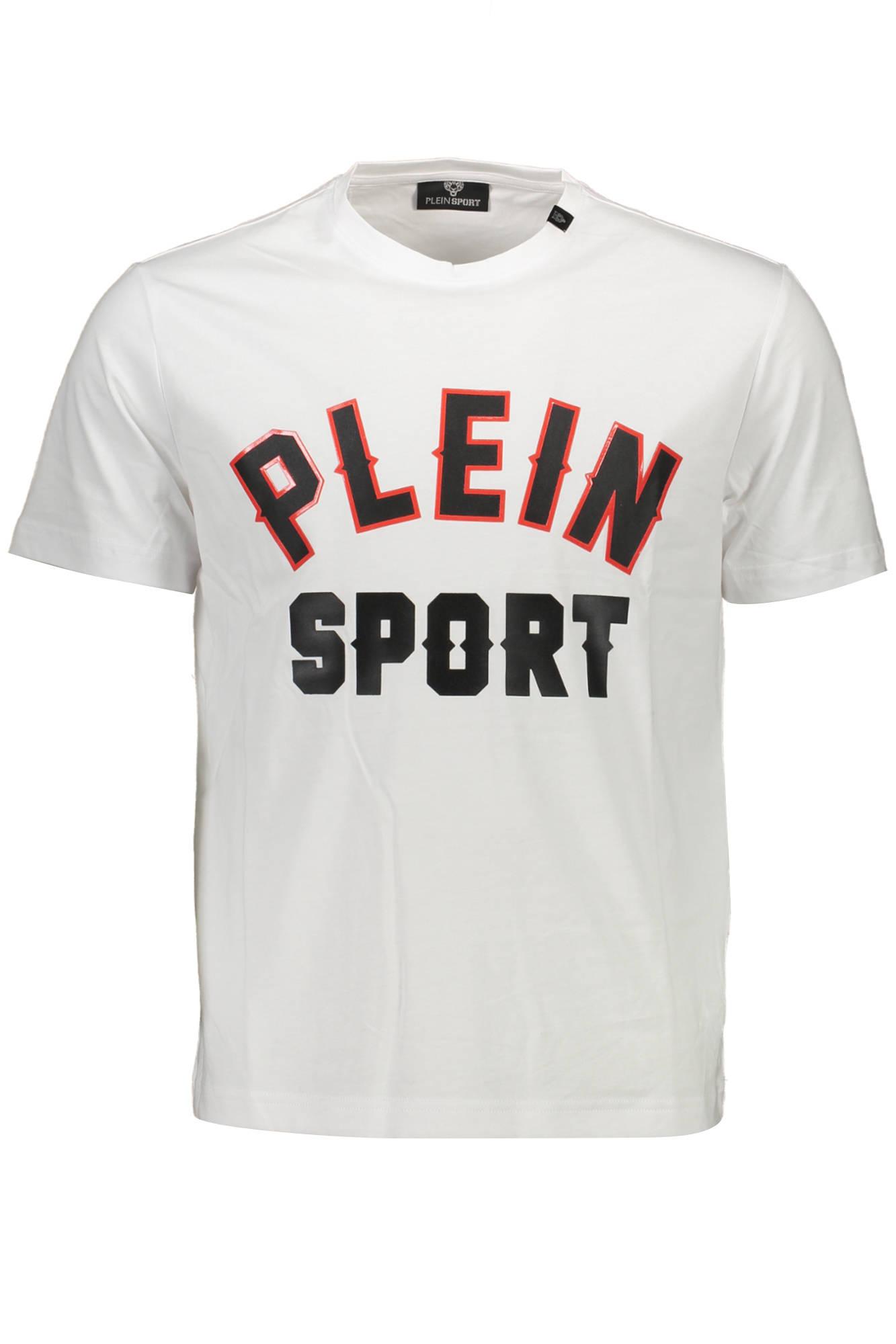 PLEIN SPORT Muška Majica TIPS106_BIANCO_01-WHITE, Bela