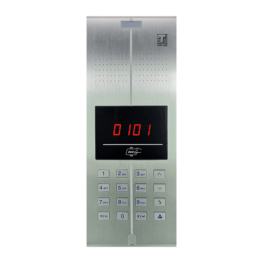 TEH-TEL Interfonska spoljna jedinica Q2C, Srebrna