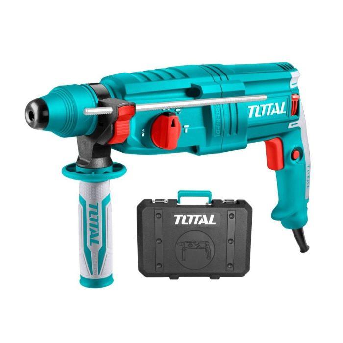 TOTAL ALATI Bušilica čekić i set pribora, Plava