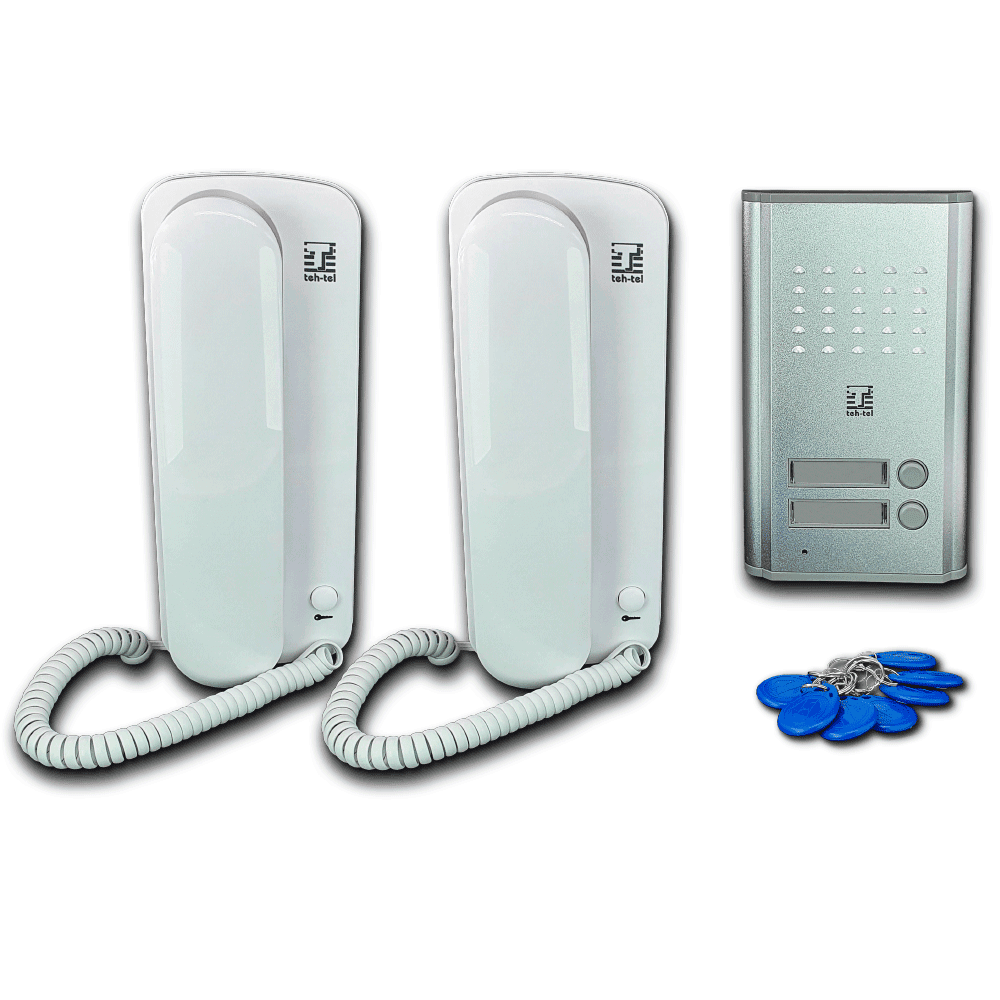 TEH-TEL Interfonski komplet Super strong, 2 korisnika, Beli