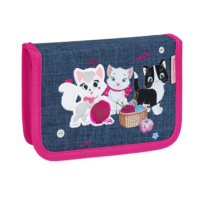 Belmil Pernica za devojčice Lovely Kittens Flip 335-74, Plavo-roze